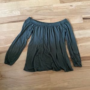 hollister off the shoulder top